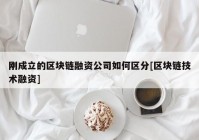 刚成立的区块链融资公司如何区分[区块链技术融资]